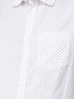 white printed casual shirt - 17542489 - Standard Image - 5