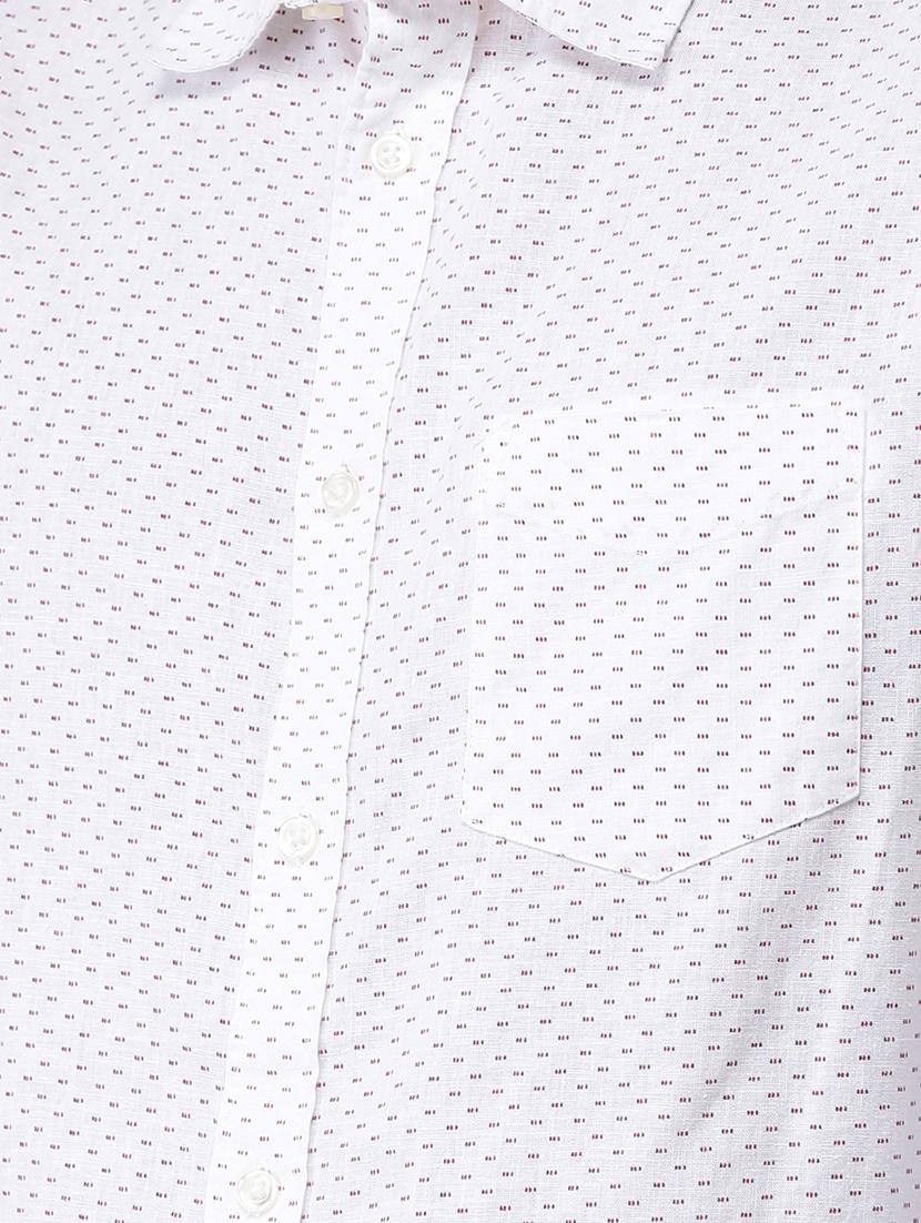 white printed casual shirt - 17542489 - Zoom Image - 5