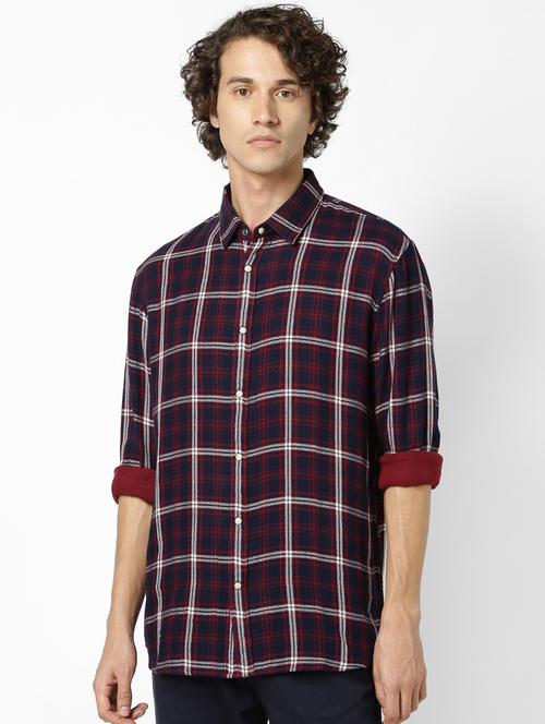 red checkered casual shirt - 17542561 - Standard Image - 1