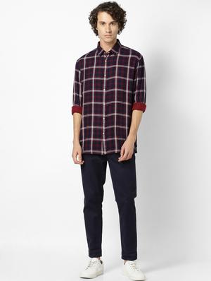 red checkered casual shirt - 17542561 - Standard Image - 4