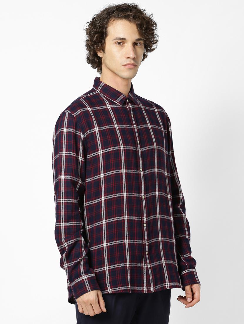 red checkered casual shirt - 17542561 - Zoom Image - 2