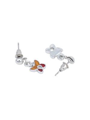 purple metal drop earring - 17542748 - Standard Image - 3