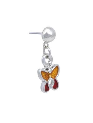 purple metal drop earring - 17542748 - Standard Image - 4