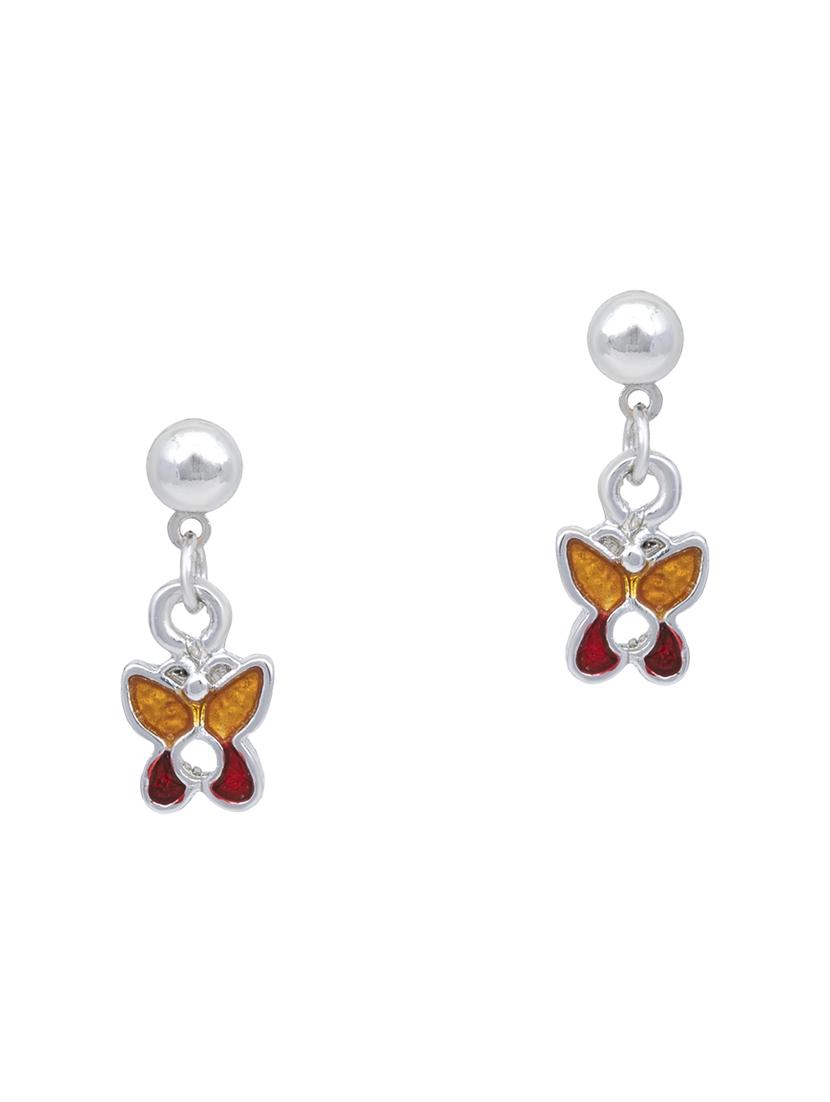 purple metal drop earring - 17542748 - Zoom Image - 2