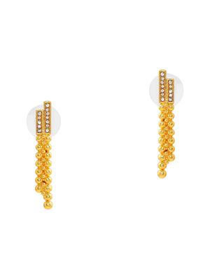 gold metal studs earring - 17542751 - Standard Image - 2