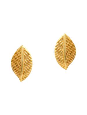 gold metal studs earring - 17542760 - Standard Image - 2