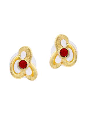 red metal studs earring - 17542779 - Standard Image - 2