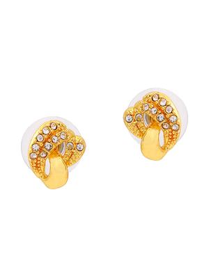 gold metal studs earring - 17542785 - Standard Image - 2