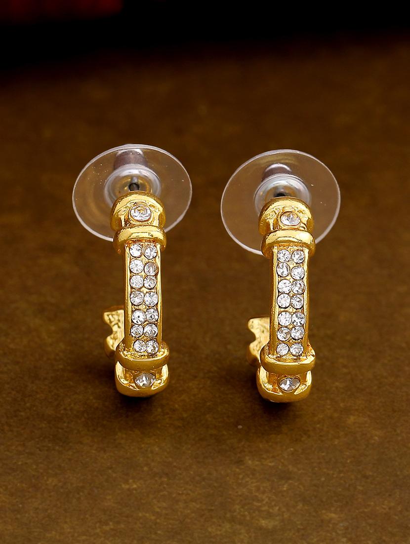 gold metal hoop earring - 17542800 - Zoom Image - 1