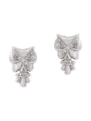 silver metal studs earring - 17542812 - Standard Image - 2