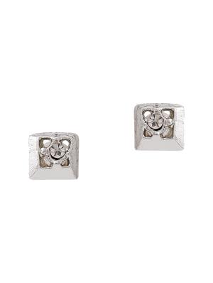silver metal studs earring - 17542816 - Standard Image - 2