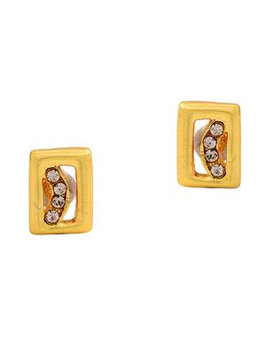 gold metal studs earring - 17542846 - Standard Image - 2