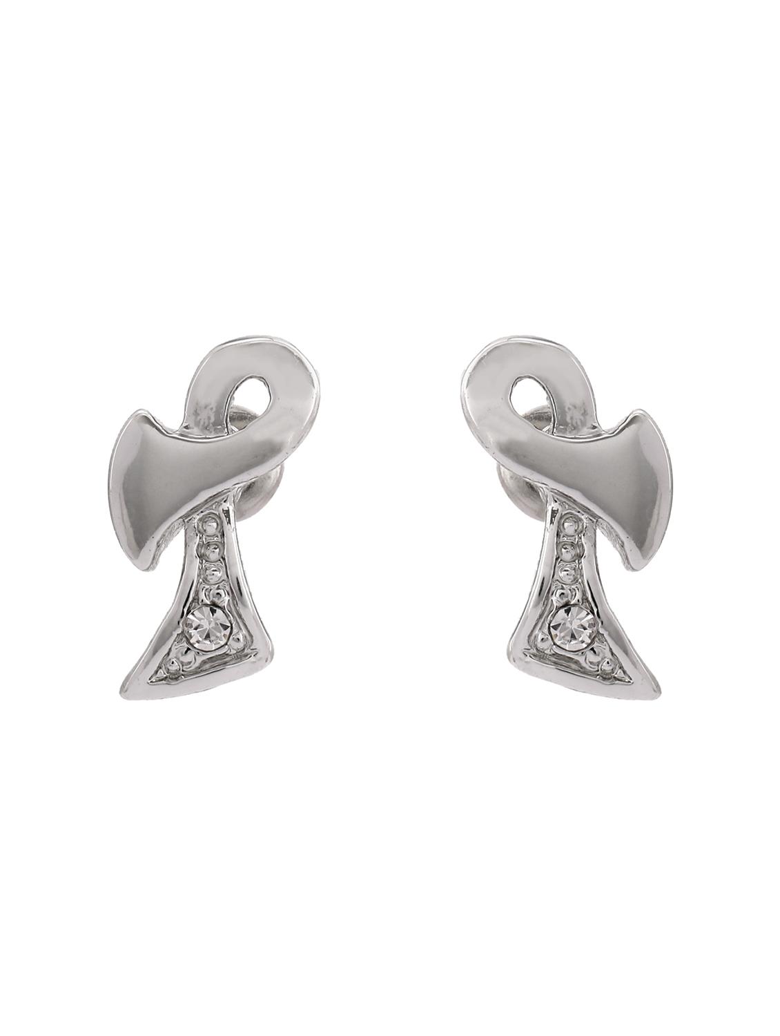 silver metal studs earring - 17542858 - Zoom Image - 2