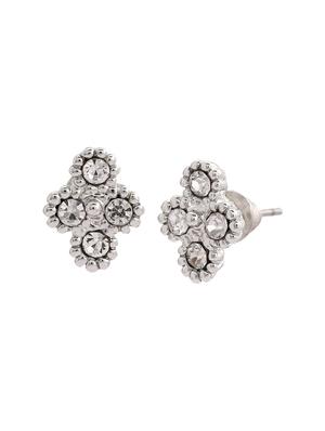 silver metal studs earring - 17542876 - Standard Image - 3
