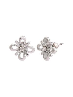 silver metal studs earring - 17542880 - Standard Image - 3