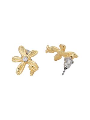 gold metal studs earring - 17542892 - Standard Image - 2