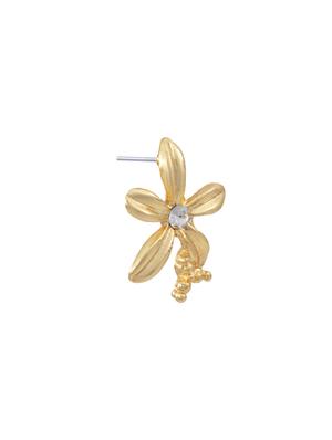 gold metal studs earring - 17542892 - Standard Image - 4