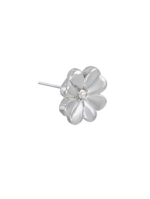 silver metal studs earring - 17542893 - Standard Image - 4