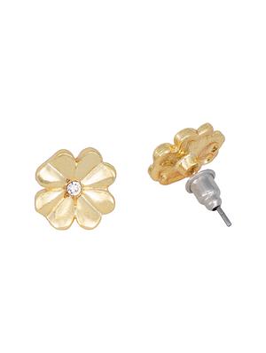 gold metal studs earring - 17542894 - Standard Image - 2