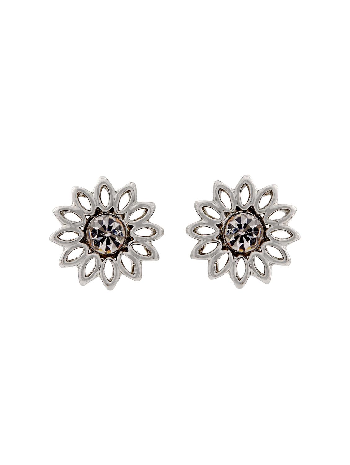silver metal studs earring - 17542895 - Zoom Image - 3