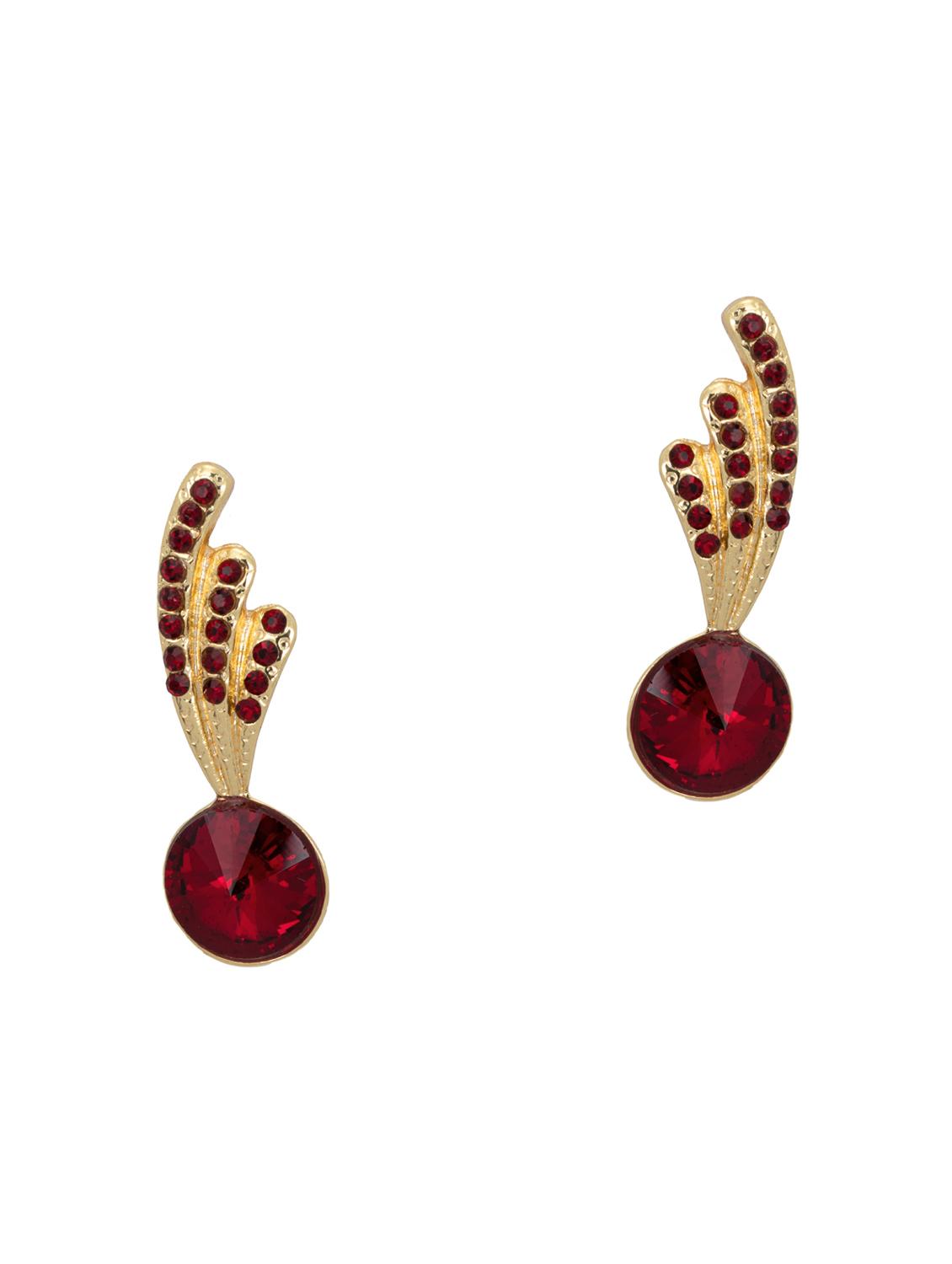 red metal studs earring - 17542904 - Zoom Image - 2