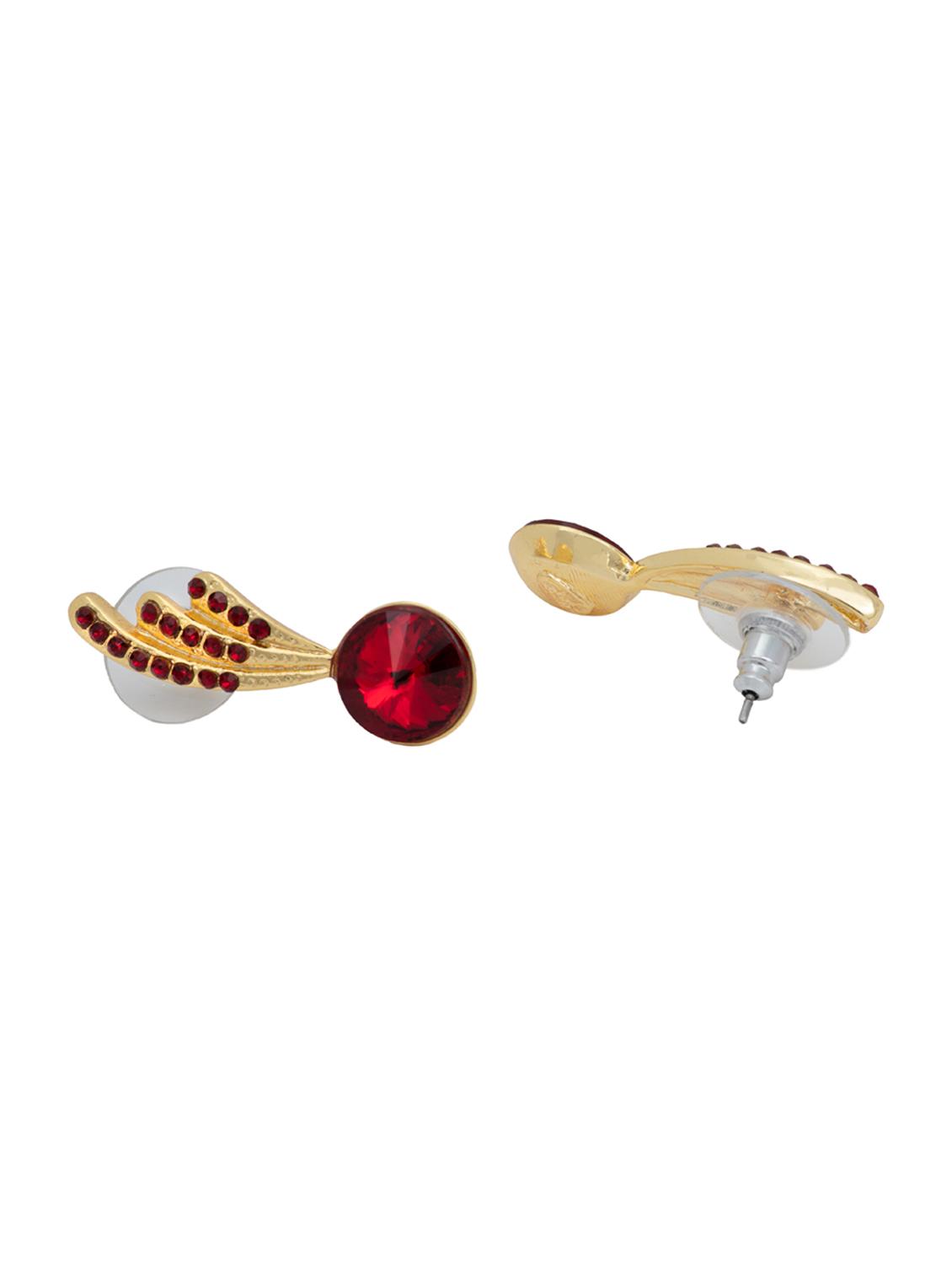 red metal studs earring - 17542904 - Zoom Image - 3