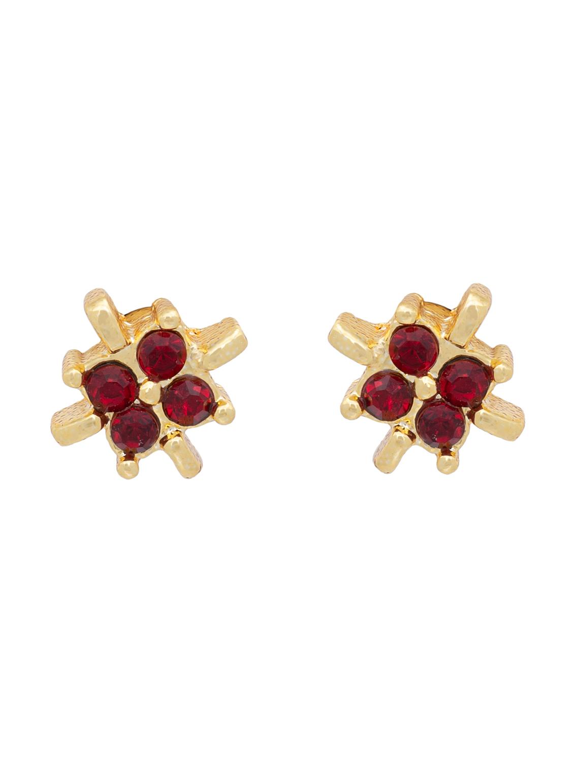 red metal studs earring - 17542906 - Zoom Image - 3