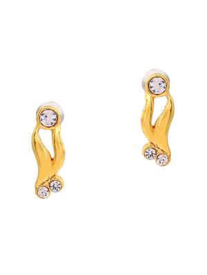 gold metal studs earring - 17542907 - Standard Image - 2