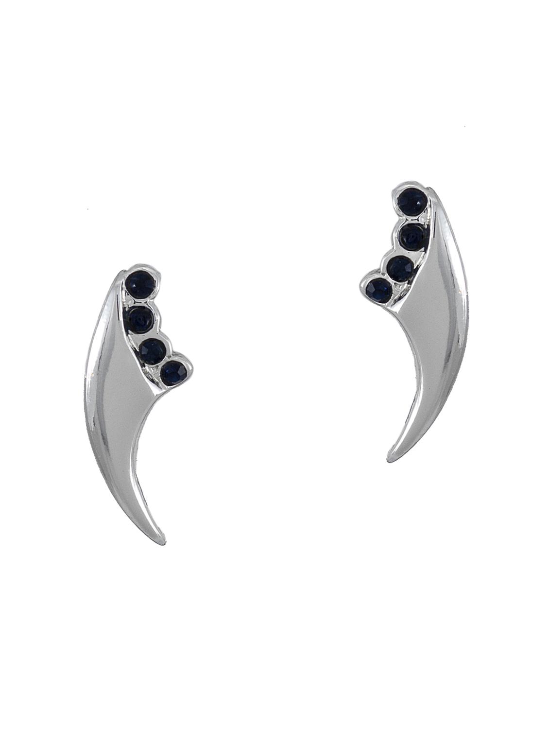 blue metal studs earring - 17542918 - Zoom Image - 2