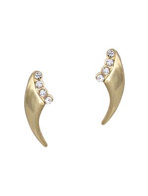 gold metal studs earring - 17542919 - Standard Image - 2