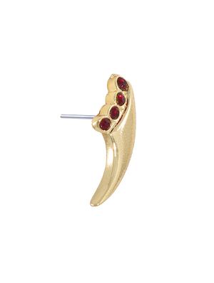 red metal studs earring - 17542920 - Standard Image - 4