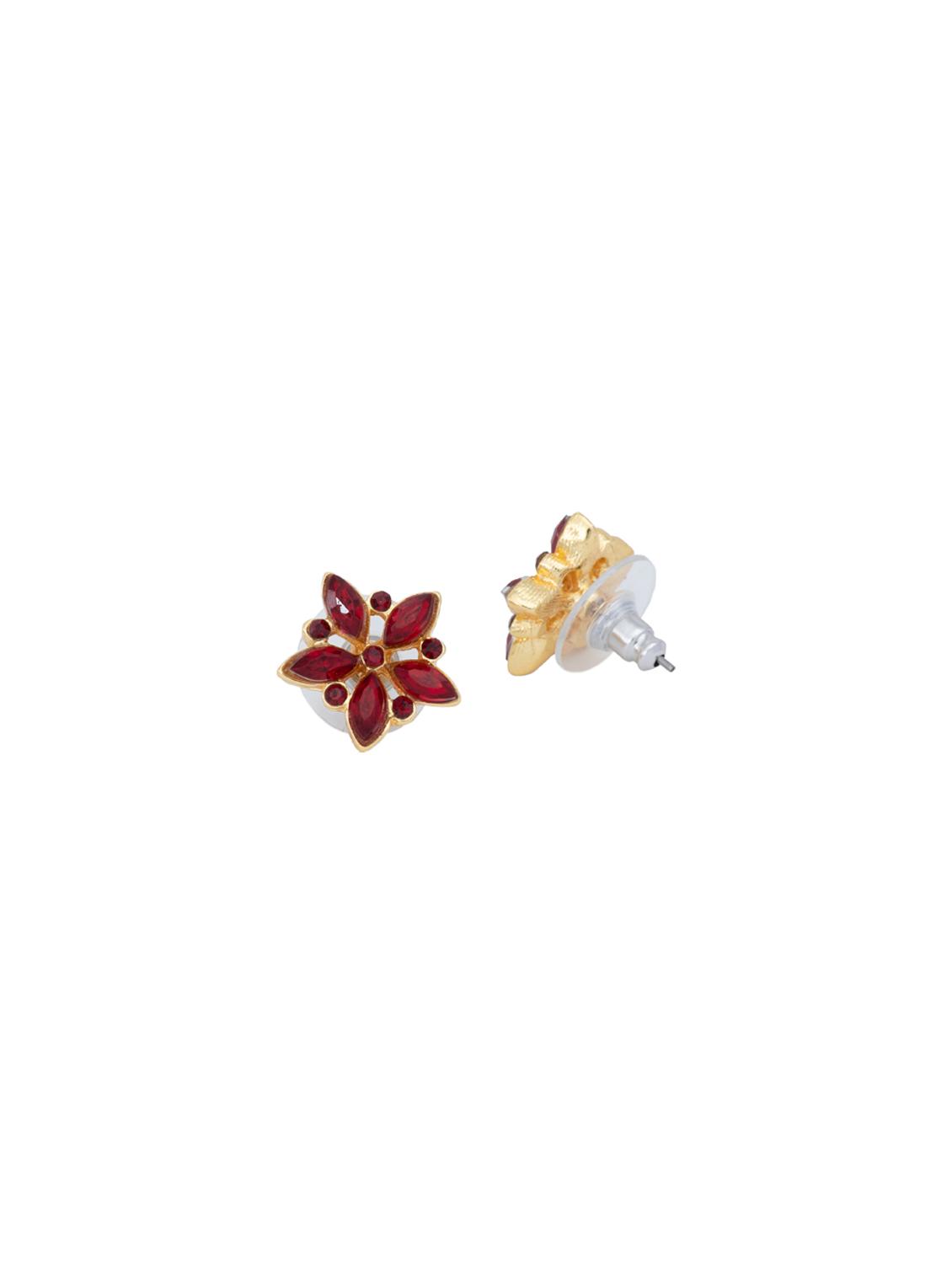 red metal studs earring - 17542932 - Zoom Image - 3