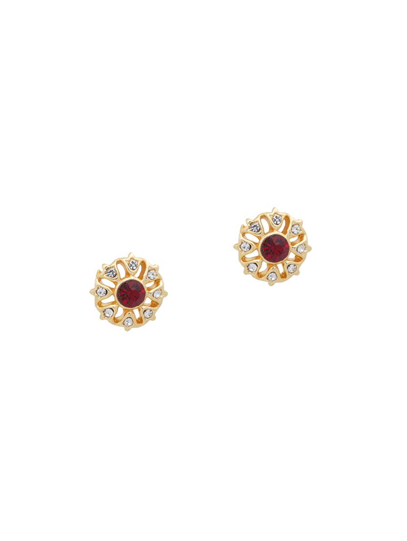 red metal studs earring - 17542934 - Zoom Image - 2
