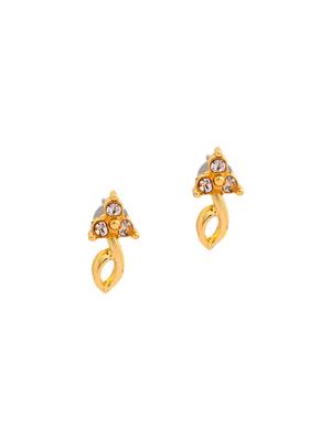 gold metal studs earring - 17542942 - Standard Image - 2