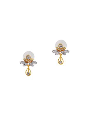 silver metal drop earring - 17542954 - Standard Image - 2