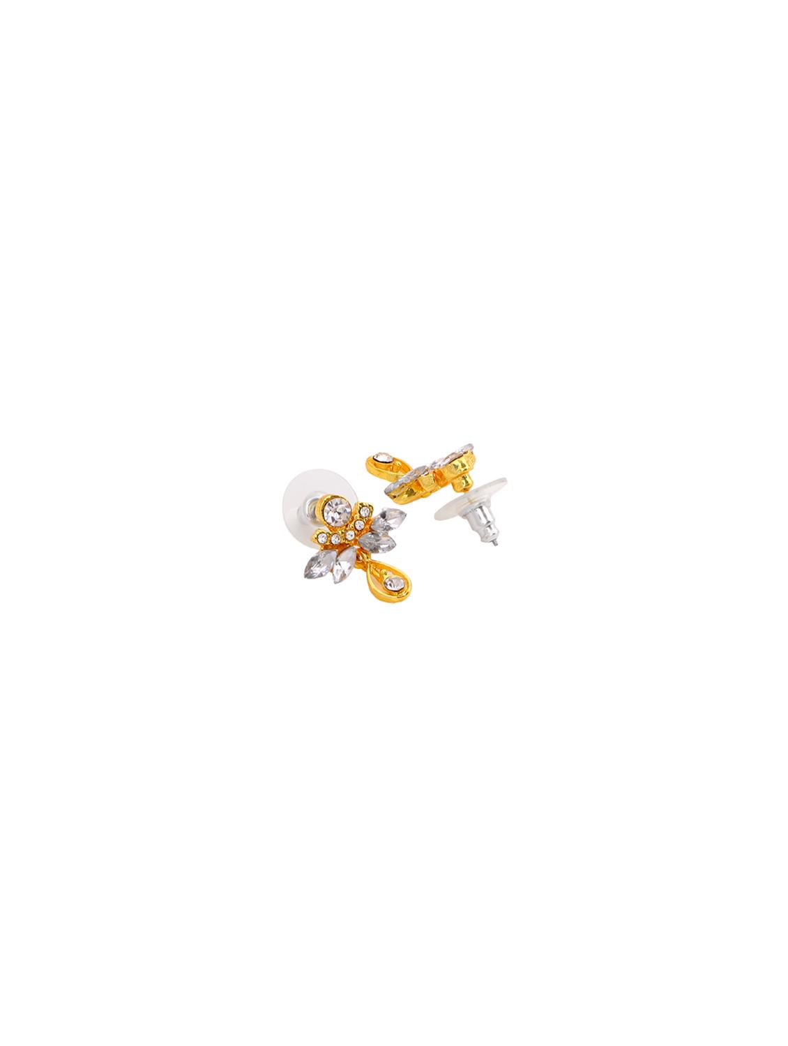 silver metal drop earring - 17542954 - Zoom Image - 3