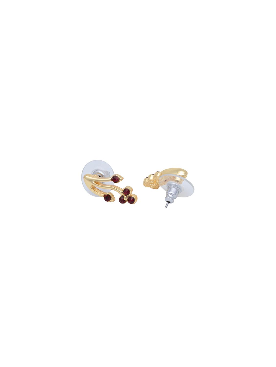 red metal studs earring - 17542957 - Zoom Image - 3