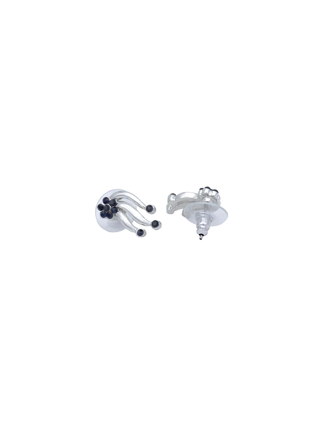 blue metal studs earring - 17542970 - Zoom Image - 3