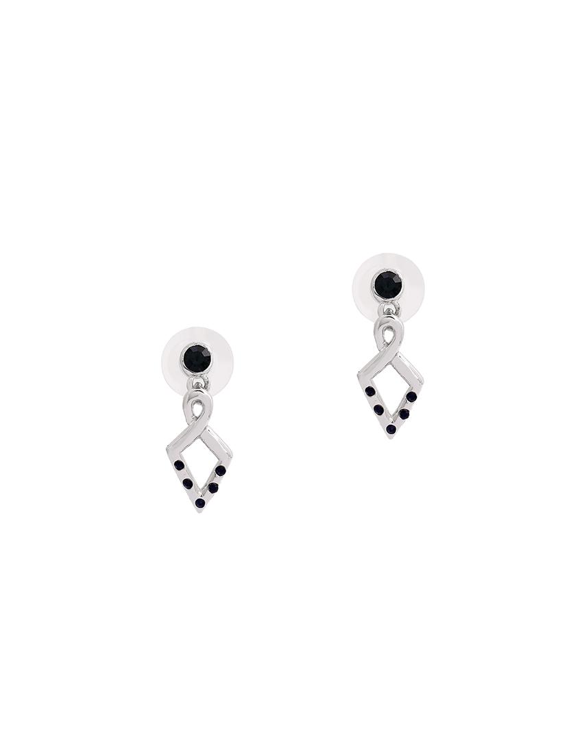green metal drop earring - 17542977 - Zoom Image - 2