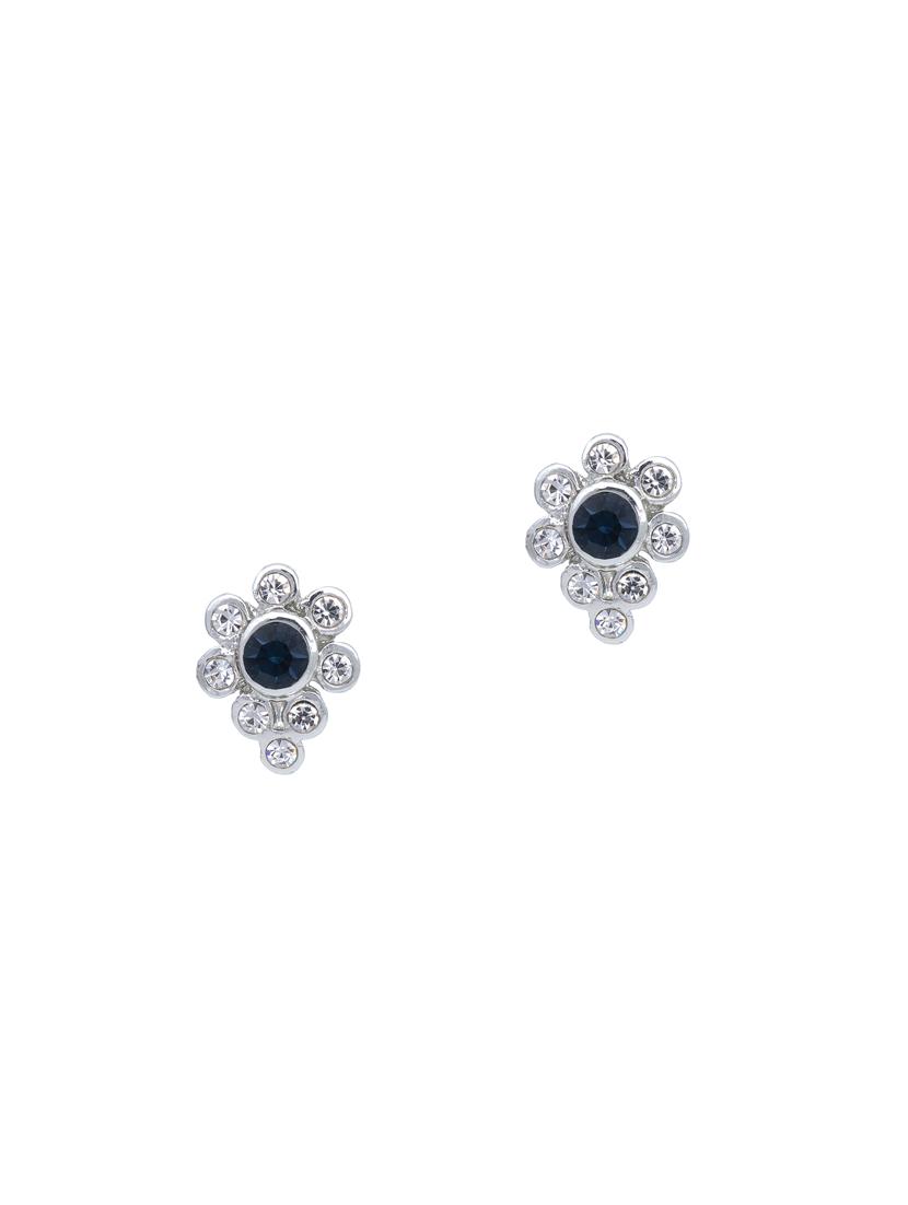 blue metal studs earring - 17542984 - Zoom Image - 2