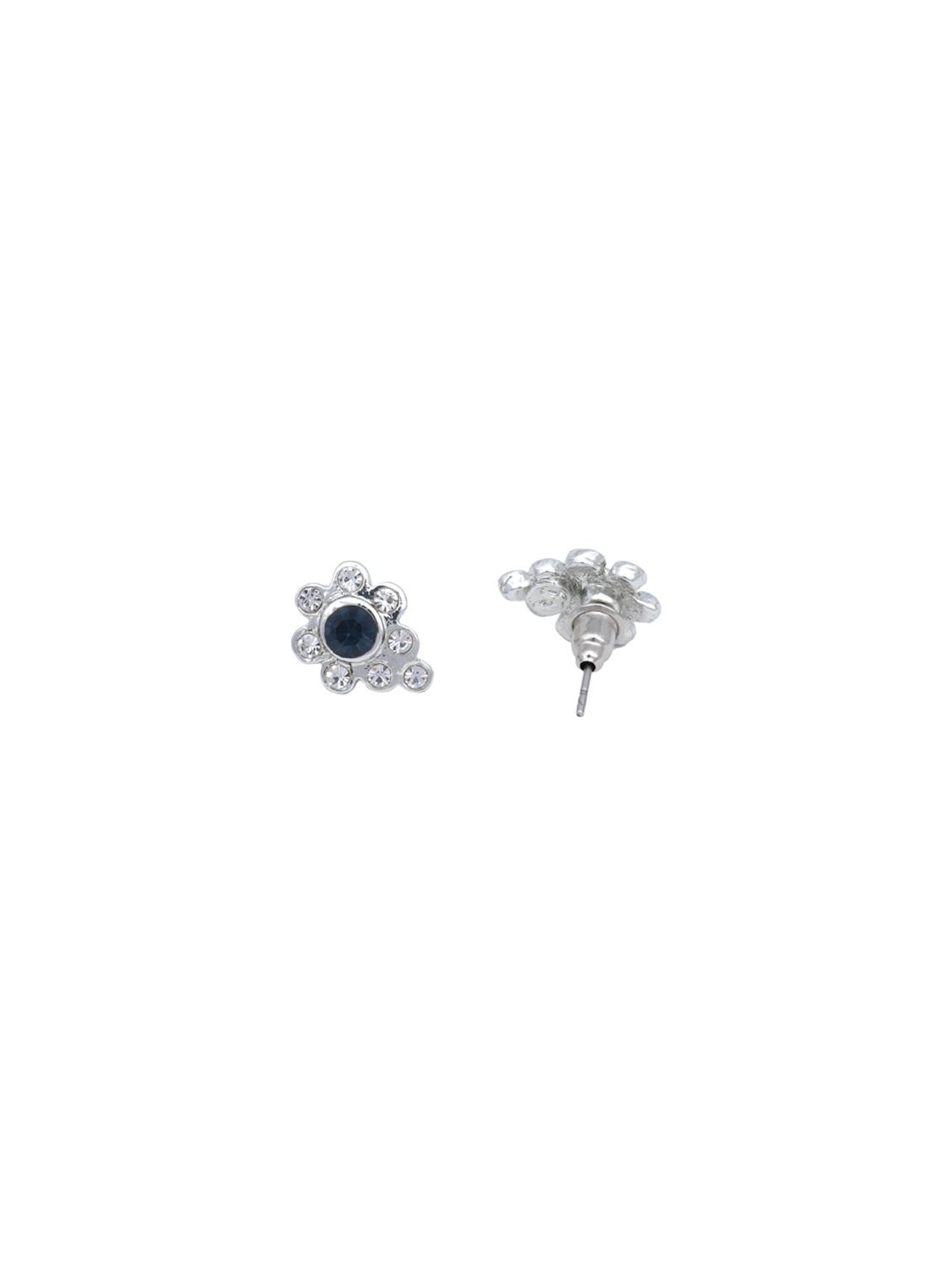 blue metal studs earring - 17542984 - Zoom Image - 3