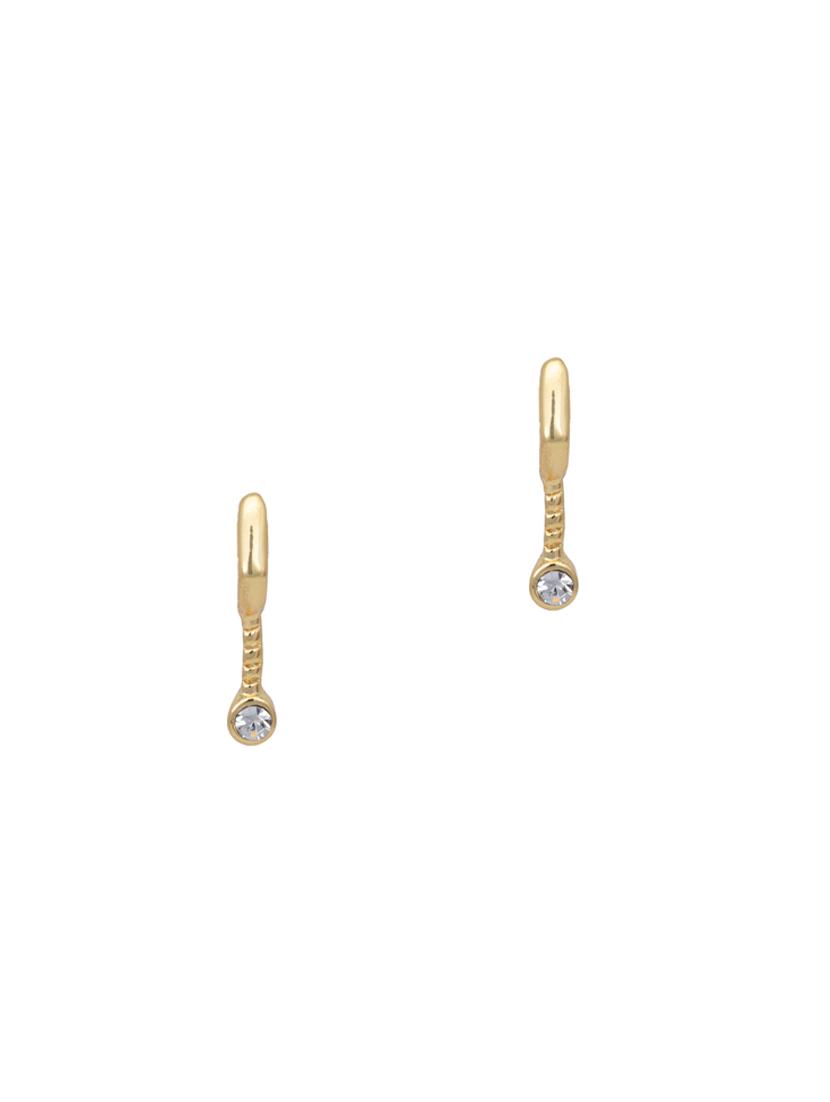 purple metal studs earring - 17542993 - Zoom Image - 2