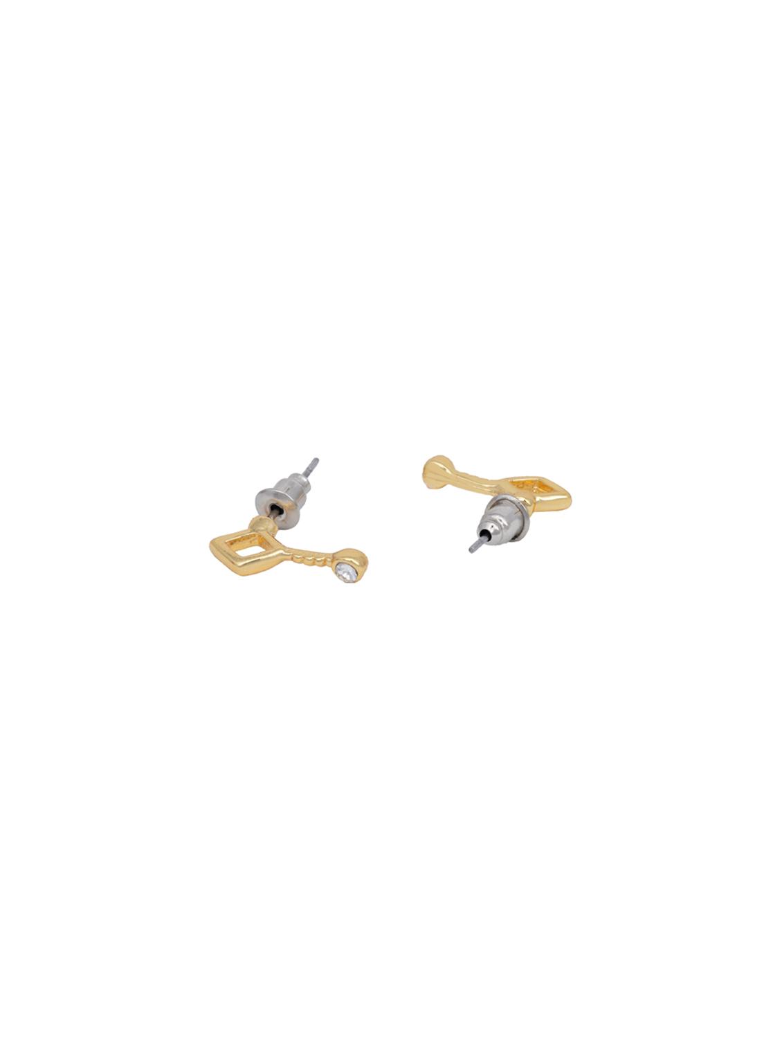 purple metal studs earring - 17542993 - Zoom Image - 3