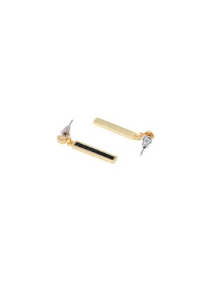 black metal drop earring - 17542996 - Standard Image - 3