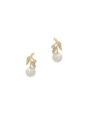 red metal studs earring - 17543003 - Standard Image - 2