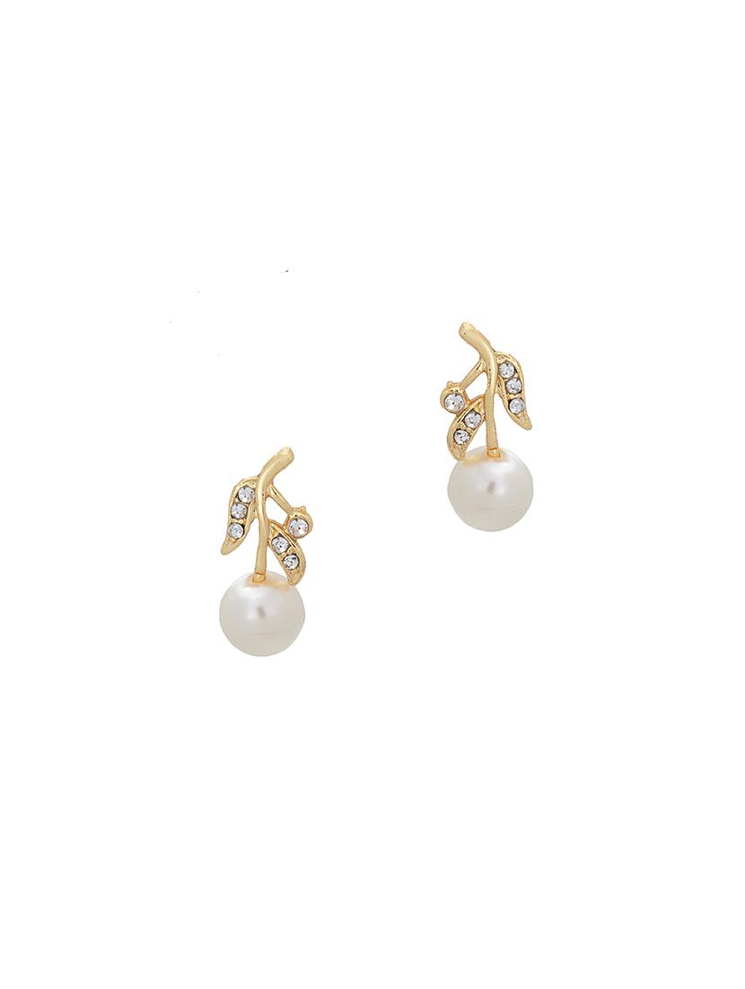 red metal studs earring - 17543003 - Zoom Image - 2