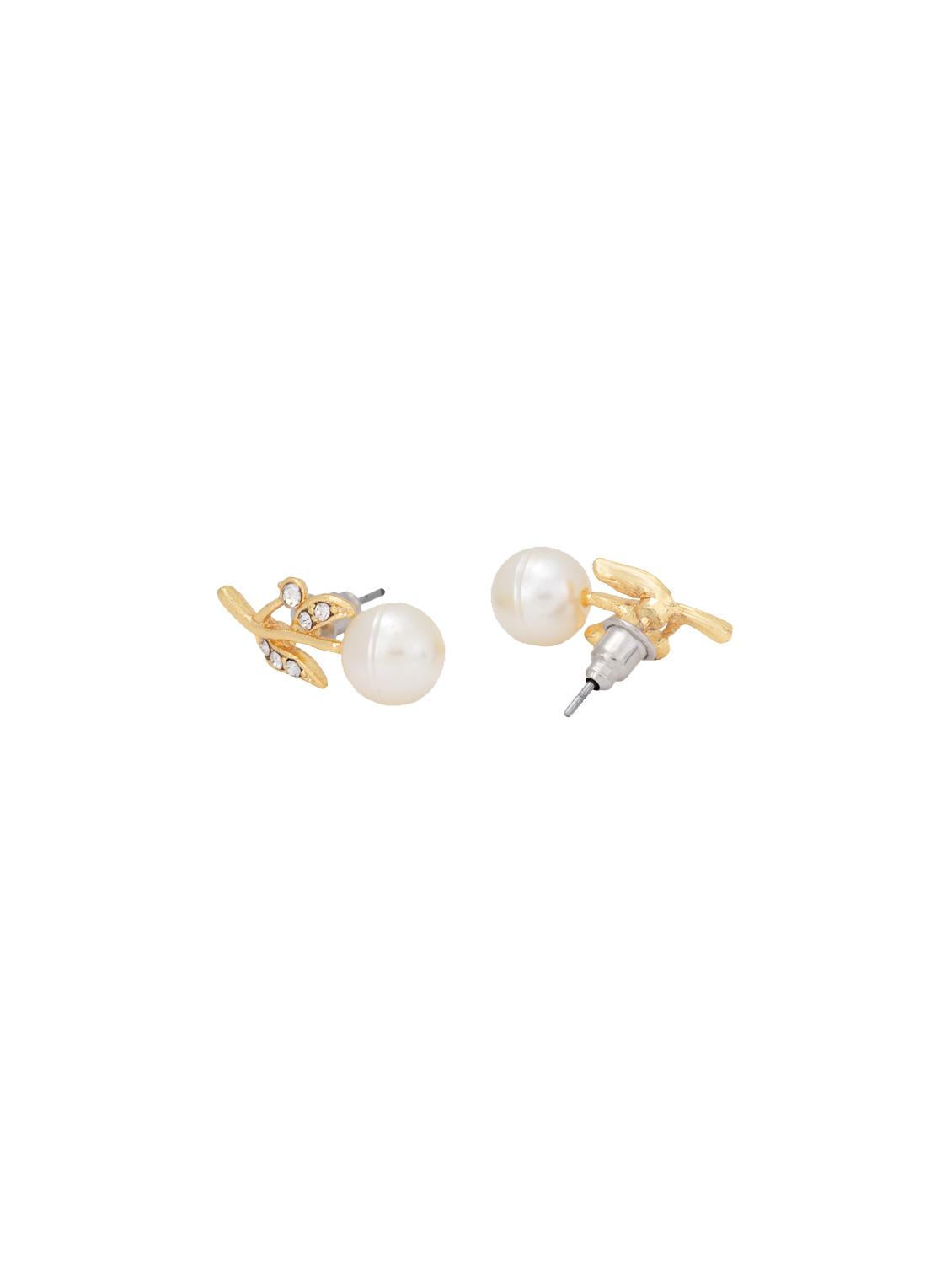 red metal studs earring - 17543003 - Zoom Image - 3