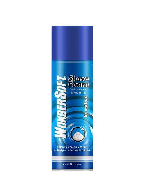 shaving faom sensitive (blue) - 17543254 - Standard Image - 1