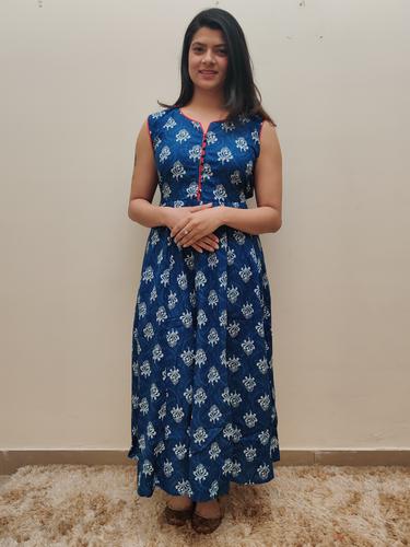a-line ethnic cotton dress - 17543371 - Standard Image - 1