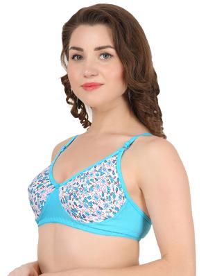 light blue rayon regular bra - 17543378 - Standard Image - 2